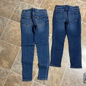2 pairs Maurice’s High Rise Skinny’s